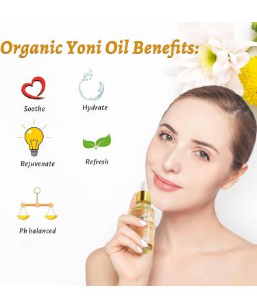 2 PCS Organic Yoni Essential Oil for Women - pH Balance, Odor Elimination & Vaginal Care - 100% Natural Serum with Chamomile - 1 fl oz - Buy Online on GoSupps.com