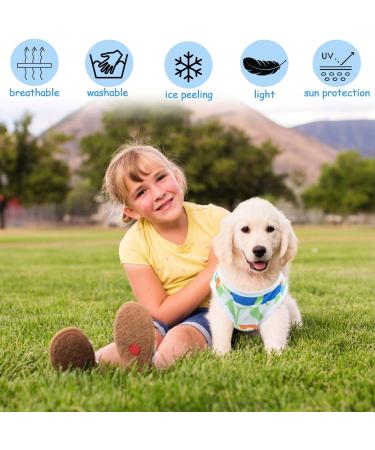 Camouflage Dog Cooling Vest Breathable Mesh Pet Cooling Jacket Elastic Summer Sun-Proof Ice Vest Cool Down Vest for Cat and Small Dogs Outdoor Activities Multi-colored Small - Buy Online on GoSupps.com