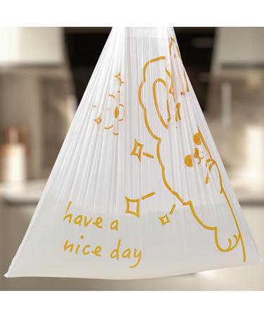 Bathroom Trash Bags | Drawstring Garbage Bags with Cartoon Patterns - Thickened Unscented Trash Bag for Trash Cans Kitchen and Bathroom Dtt 20pcs - Buy Online on GoSupps.com