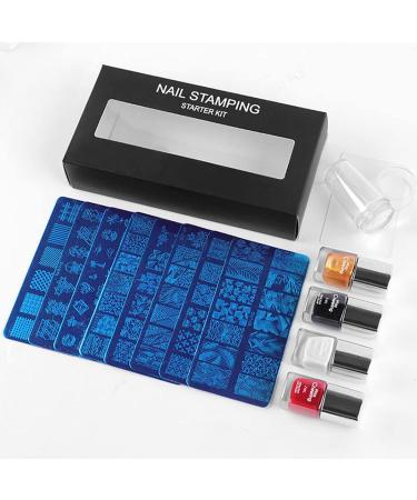 Shop Hislaves 1 Nail Plate DIY - Premium Steel Nail Stamping Set for Flawless Designs | International Shipping Available - Buy Online on GoSupps.com