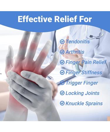 Milltrip Trigger Finger Splints - Universal Finger Brace for Arthritis Pain Relief & Support Thumb Stabilizer for Trigger Finger - All Finger Sizes - Buy Online on GoSupps.com