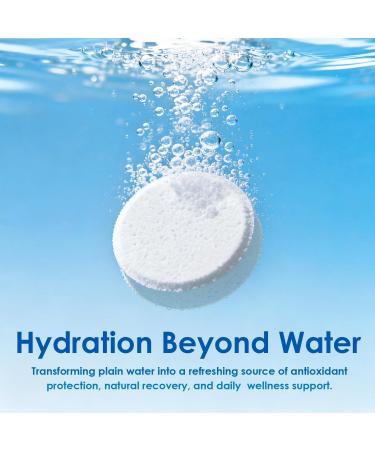 Hydrogen Water Tablets - 16 PPM Molecular Hydrogen Tablet - 200mg Magnesium - Fast Dissolving Hydrogen Tablets for Drinking Water - Antioxidant Support Cellular Health & Recovery - 60 Count - Buy Online on GoSupps.com