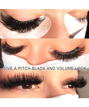 Easy Fan Lashes C-0.07-12 | Russian Eyelash Extensions | Self Fanning Lashes 12mm | Volume Lash Extension - Buy Online on GoSupps.com