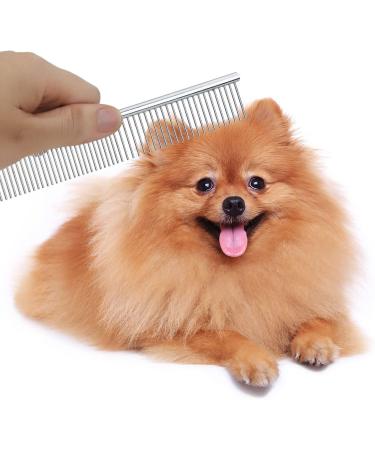 GEMEK Pet Grooming Scissors Set - Professional Stainless Steel Trimmer Kit for Cats and Dogs - 7.5 inch Straight, Thinning, and Curved Scissors with Grooming Combs - Buy Online on GoSupps.com