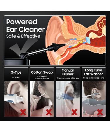 Buy Electric Ear Wax Removal Tool | Waterproof Ear Cleaner Kit with 3 Pressure Modes - Safe & Effective Ear Care | International Shipping Available - Buy Online on GoSupps.com