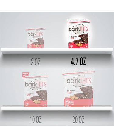 barkTHINS Dark Chocolate Almond with Sea Salt 4.7 oz (Pack of 6) | Delicious Snack with Almonds & Sea Salt - Buy Online on GoSupps.com
