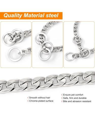 304 Stainless Steel Dog Chain Collar for Training & Walking - Small (10-20kg) - Buy Online on GoSupps.com