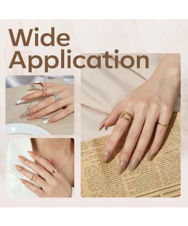 Modelones Builder Nail Gel 6 Colors 8-in-1 Gel Builder Set for Nails Hard Gel Builder Nail Strengthener Extension Color Gel Base Gel Rhinestone False Nail Tips Glue Gel in a Bottle Gifts for Women - Buy Online on GoSupps.com