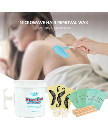 Nose Wax Kit for Men and Women - 150g Wax, Applicators, Stickers, Gloves - Safe, Quick & Painless Hair Removal - Pack of 1 - Buy Online on GoSupps.com