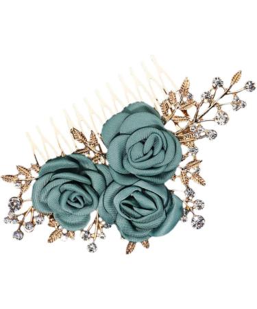 Beaupretty Flower Hair Accessories Rose side combs for women wedding bridal headpieces bride hair wedding big bows red bow hair claw clips for girls hair clips bow tie alloy Miss - Buy Online on GoSupps.com