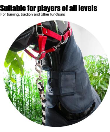 Pssopp 2.5m Lead Rope for Horse with Alloy Hooks - Weather Resistant Equestrian Lead Line - Buy Online on GoSupps.com