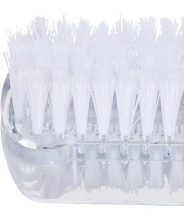Buy Relaxdays Nail Brush Set of 8 - Double-Sided Hand Brushes with Hard Bristles - Transparent - International Shipping Available - Buy Online on GoSupps.com