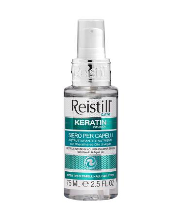 Restill Keratin Infusion Restructuring Smoothing Serum - Masque capillaire avec un l ger voile pour une brillance soyeuse - Masque avec des acides gras de la vitamine E et de l'huile d'argan - 75 ml