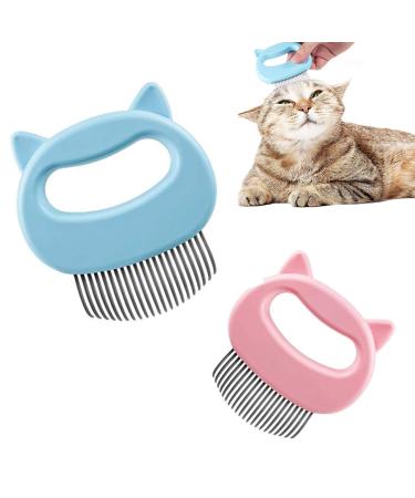 Katzenkamm Massagekamm long hair short hair pet comb cat hair remover for long -haired animal brush for small pets flea comb and lice comb for care of cats