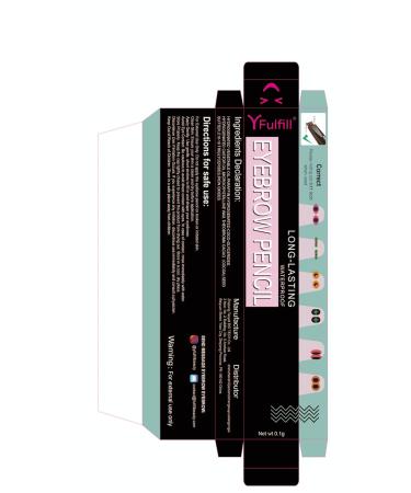 Black Eyebrow Pencil Waterproof | #1 Brow Pencil for Women | Long-lasting Eye Makeup - Buy Online on GoSupps.com