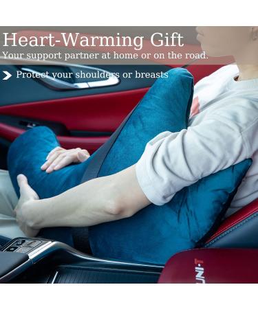 Lianjindun Shoulder Surgery Pillow - Rotator Cuff & Arm Support for Pain Relief - Side Sleeper Pillow for Adults Post-Surgery (Blue) - Buy Online on GoSupps.com