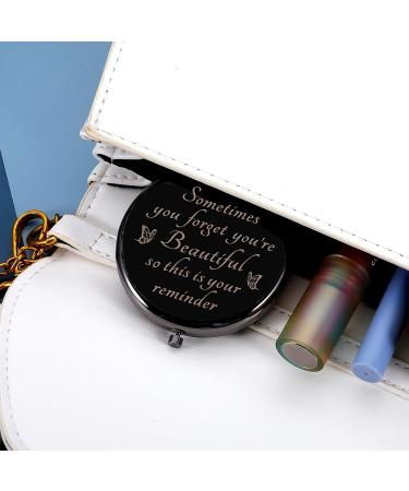 Compact Makeup Mirror - Perfect Valentine's Day Gift for Her - Ideal Stocking Stuffer for Women, Teens, Moms, and Sisters - Buy Online on GoSupps.com