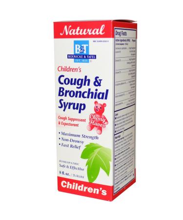 Boericke & Tafel Premium Children's Cough & Bronchial Syrup Cherry Flavored 8 fl oz (240 mg)