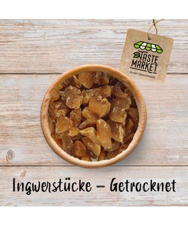 Buy Untreated Dried Ginger Pieces - 200g | Hot & Flavorful | International Shipping Available - Buy Online on GoSupps.com