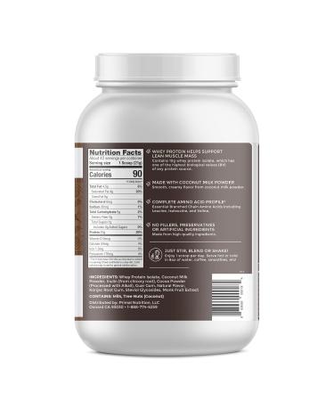 Primal Kitchen Chocolate Coconut Whey Protein Powder - Gluten & Soy Free 1.94 lbs - International Shipping Available - Buy Online on GoSupps.com