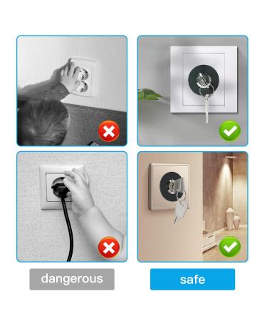 6-Piece Socket Lock Set | Protect Children & Pets | Prevent Current Theft & Save on Electricity Bills - Buy Online on GoSupps.com