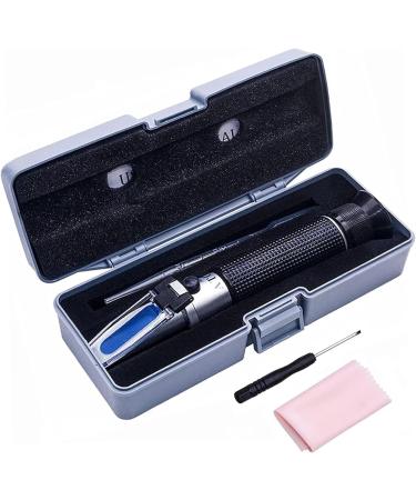 Retoteng Salinity Refractometer 0-100% Handheld Salinity Refractometer Dual Scale with ATC Function High Precision Digital Refractometer Suitable for Aquarium Marine Monitoring Saltwater Testing - Buy Online on GoSupps.com