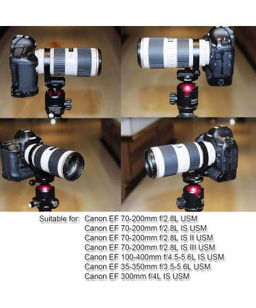 iShoot 78mm Tripod Mount Ring B(W) for Canon EF 70-200mm/100-400mm/35-350mm/300mm Lenses - Lens Collar Support for Canon EF L-series USM and IS USM III - Buy Online on GoSupps.com