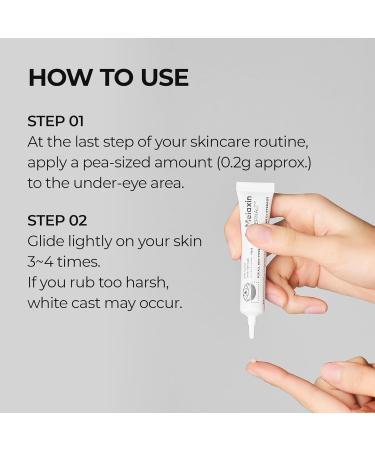 Eyephalt Eyebag Cream - Reduce Puffiness Dark Circles & Fine Lines | EGF Anti-Aging Under Eye Moisturizer with Niacinamide & Ceramide - 0.33 fl. oz - Buy Online on GoSupps.com