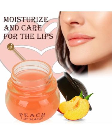 Lip Lip Sleeping Lip Scrubs Exfoliator Moisturizer Repairs Dry Lips Treatment Peach Moisture Lip Care Scrub Peach Lip Sleeping Balm 0.4oz - Buy Online on GoSupps.com