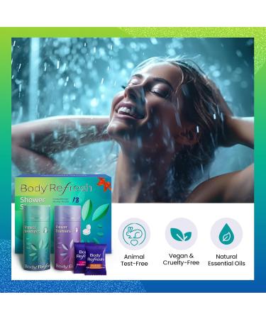BodyRefresh Shower Steamers Aromatherapy - 18 Pack Shower Bombs with Essential Oils Self Care Christmas Gifts for Women Birthday Gifts for Women and Men Stocking Stuffers for Women Bloom Variety - Buy Online on GoSupps.com