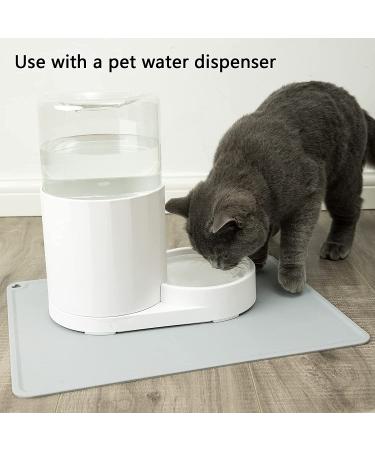 CZPET Pet Food Mat - Non-Slip Cat and Dog Feeding Placemat for Food and Water Dispenser - Easy to Clean Meal Mat for Large, Medium, and Small Pets - Buy Online on GoSupps.com