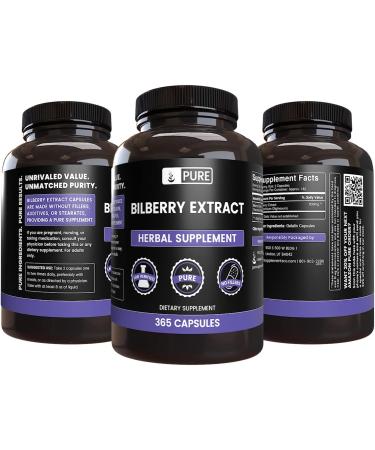PURE ORIGINAL INGREDIENTS Grape Seed Bilberry & Magnesium Citrate Capsule Bundle (365 Capsules Each) No Magnesium or Rice Fillers - Buy Online on GoSupps.com