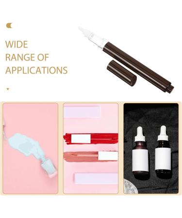 Healeved 2ML Cuticle Oil Pen Empty Nail Polish Bottle Nail Art Polish Pen Liquid Container Cuticle Oil Applicator Empty Nail Oil Pen with Brush - Buy Online on GoSupps.com