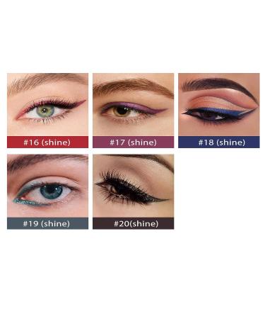 COOSA 20 Color Waterproof Eye Liner Pencil Set - Long Lasting, Natural Matte Eyeliners for Women - Buy Online on GoSupps.com