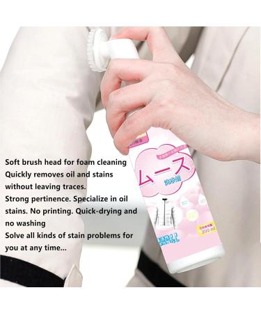 Stain Remover for Clothes Wash Household Spray Cleaner Cloth Stain Remover for Down Jacket Down Wear Cloth Polished Fabrics and Sofa Haoying With Brush - Buy Online on GoSupps.com