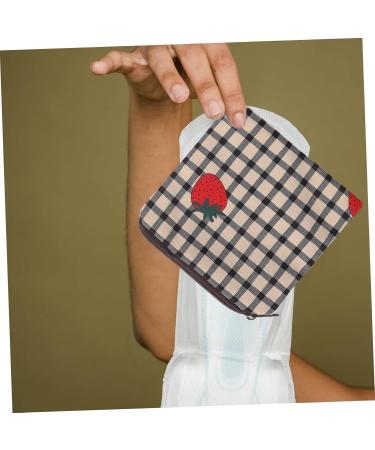 Gogogmy Women's Tampon Organizer - 2 Piece Multifunctional Pocket Bag for Menstrual Pads & Period Supplies - Compact & Adorable (13x13cm) - Buy Online on GoSupps.com