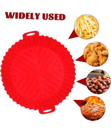 Alipis Air Fryer Pad Air Fryers Air Fryer Parchment Paper Household Air Fryer Mat Dad Washable Accessories Red 20X17.3CM - Buy Online on GoSupps.com
