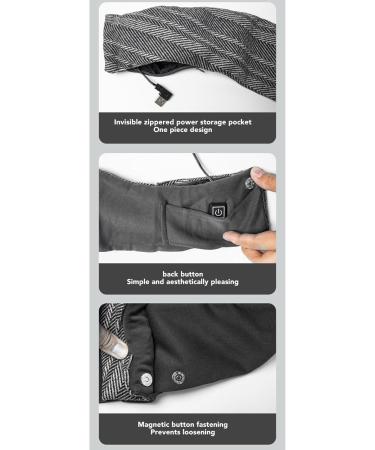 Heating Scarf - Fast Heating Washable Electric Scarf with Safe USB Connection | Ideal for Outdoor Sports in Winter - Buy Online on GoSupps.com