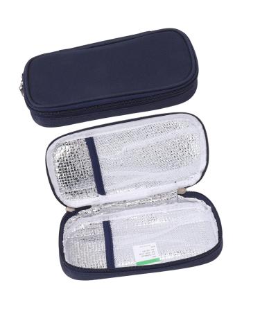 Portable Insulin Coller Bag Insulin Carrying Case Easy to Open Close Good Insulation Easy with Zipper for Outdoor(Type D)