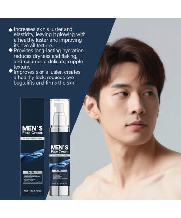  ACJZILQTJ Set of 3 6-in-1 face creams for men moisturizing and nourishing for firmer skin non-greasy moisturizing and soothing cream for men - Buy Online on GoSupps.com