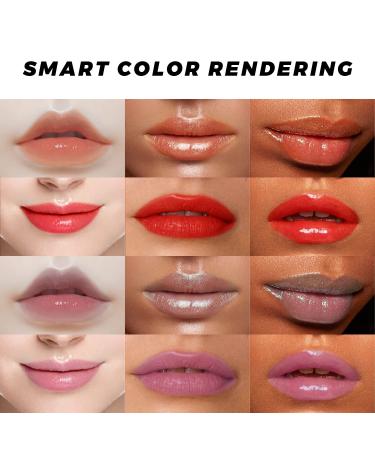 Plumping Lip Oil Set - Hydrating Lip Gloss Bundle with Nourishing Ingredients for Lasting Moisture and Tinted Glow - Non-Sticky Formula with Big Brush Applicator - Transparent Lip Care Kit - Buy Online on GoSupps.com