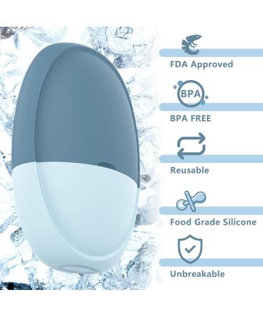 Buy Hianjoo Ice Roller - Best Face & Eye Ice Massage Device | Reduce Swelling Relax with Silicone Ice Cream Scooter - Blue - Buy Online on GoSupps.com