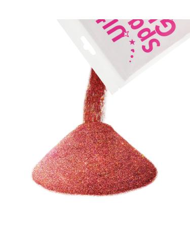 Lophe glitter face powder craft festival glitter accessories DIY glitter powder body glitter for hair face eye nail make -up body glitter for halloween carnival festival party (ros gold)