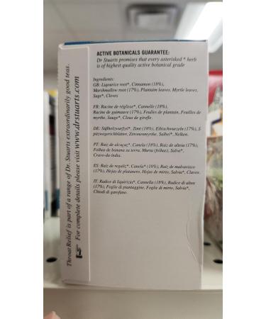 Dr. Stuart's Herbal Teas Throat 15 Tea Bags Each - Buy Online on GoSupps.com