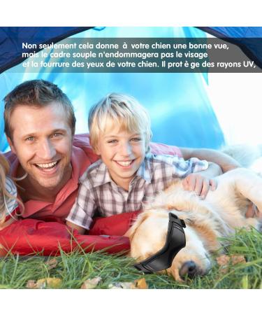 Dog Sunglasses - UV Protection Waterproof Glasses for Medium & Large Dogs - Stylish Pet Eye Protection - Buy Online on GoSupps.com