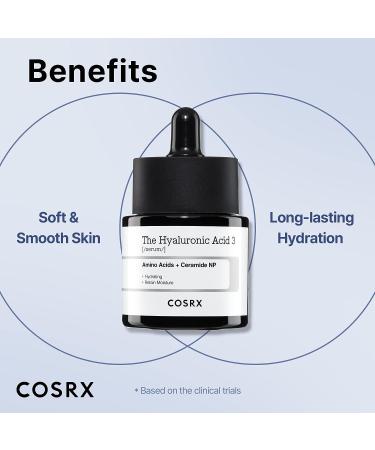 COSRX Pure Sodium Hyaluronic Acid 3% Serum - Hydration & Moisture Boosting for Fine Lines & Wrinkles - 20 ml - Korean Skincare - Buy Online on GoSupps.com