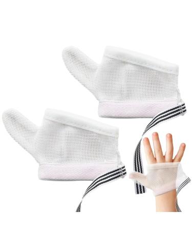 Stop Thumb Sucking Finger Protection Gloves for Toddlers - Breathable No-Scratch Thumb & Finger Covers - Buy Online on GoSupps.com