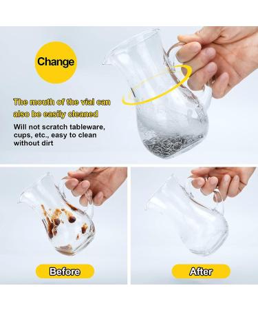 DUIJINYU Stainless Steel Chainmail Scrubber for Cast Iron - 4x4 Inch Skillet Cleaner - Removes Stuck Food Safely - Pre-Seasoned Cookware and Waffle Iron Safe - Ideal for Dutch Ovens and Glassware - Buy Online on GoSupps.com