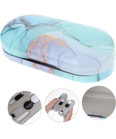 Gatuida Double-Layer Glasses Case - Protective Travel Accessory for Sunglasses & Contact Lenses | Elegant Red Design | Keep Your Eyewear Safe - Buy Online on GoSupps.com