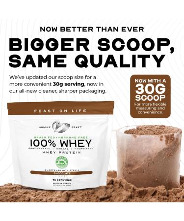 Muscle Feast 100% Whey + Creatine Candy Bundle: 1 100% Whey Protein (Vanilla 5lb) + 1 Creatine Candy (Lemon Lime 360) | Premium Supplements Vegetarian Gluten Free - Buy Online on GoSupps.com